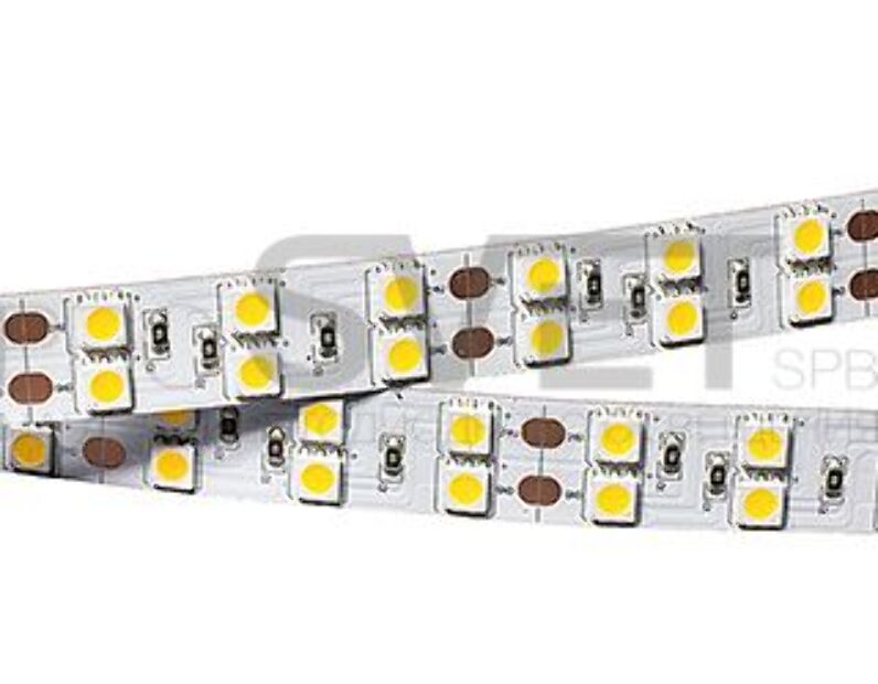 Лента Arlight RT 2-5000 24V White 2x2 (5060, 600 LED, LUX) 011256