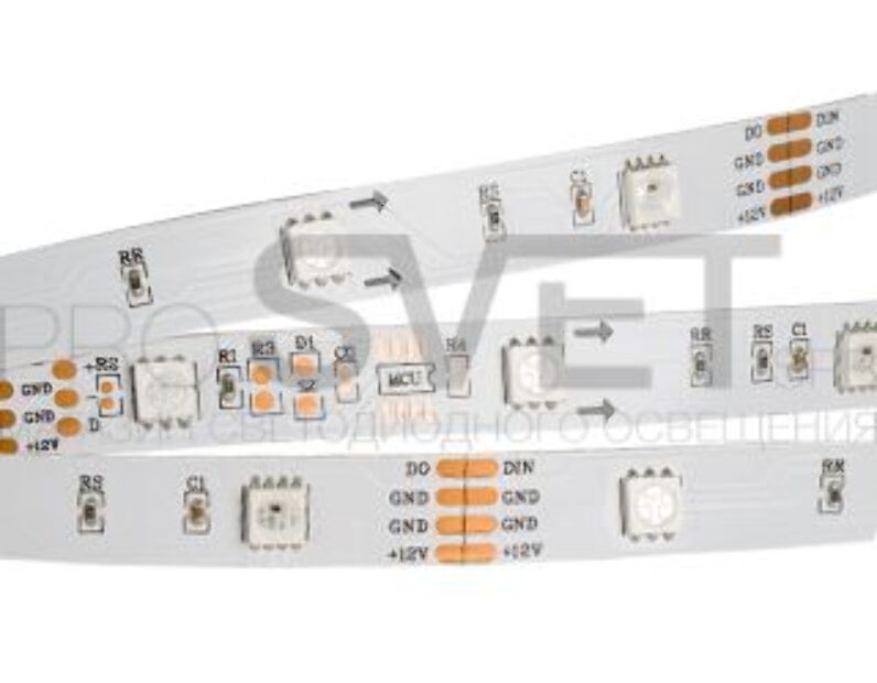 Лента Arlight SPI 2-5000-AM 12V RGB (5060, 150 LED x3, 6812) 021520