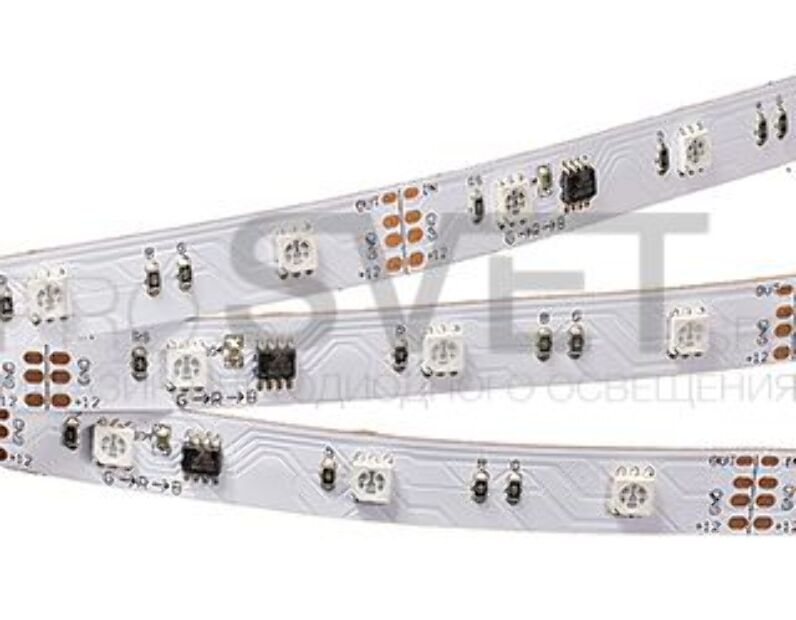 Лента Arlight SPI-5000 12V RGB (5060,150 LED x3,1804) 020688