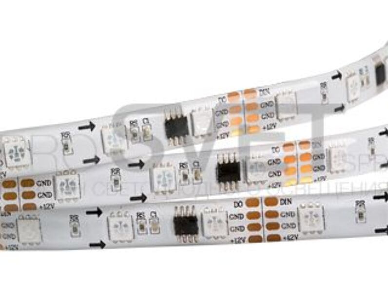 Лента Arlight SPI-5000SE 12V RGB (5060, 240 LED x3,1804) 020691