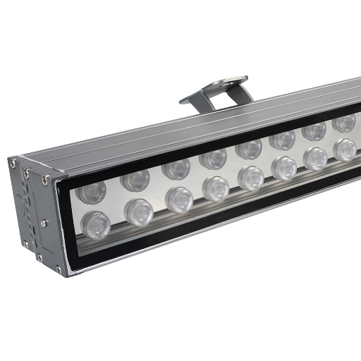 Светодиодный прожектор Arlight AR-LINE-1000XL-54W-24V RGB (Grey, 30 deg, DMX512) (Закрытый) 023638