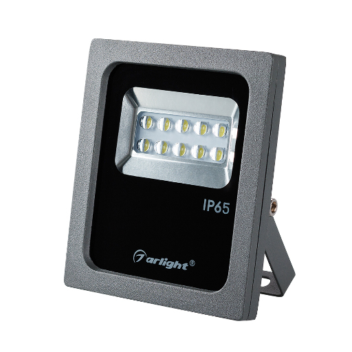 Светодиодный прожектор Arlight AR-FLAT-ARCHITECT-10W-220V Day (Grey, 50x70 deg) (Закрытый) 024166