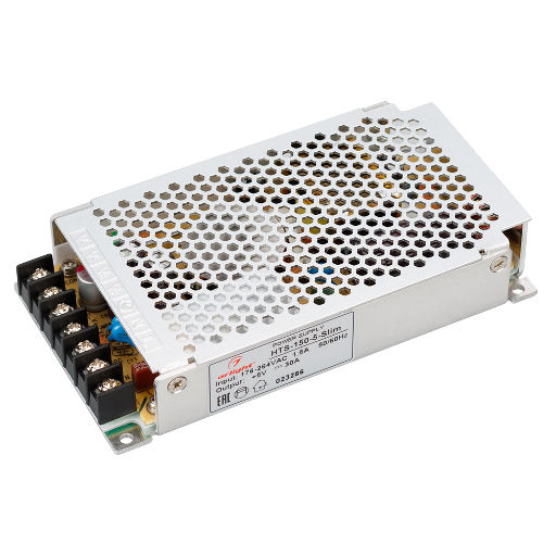 Блок питания Arlight HTS-150-5-Slim (5V, 30A, 150W) IP20 Сетка 023286