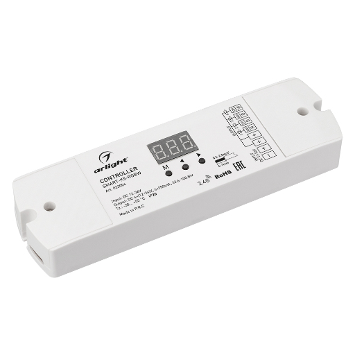Контроллер тока Arlight SMART-K5-RGBW (12-36V, 4x700mA, 2.4G) IP20 Пластик 023004