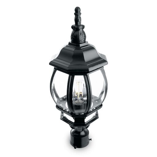 Светильник садово-парковый Feron 8103 восьмигранный на столб 100W E27 230V, черный 11100