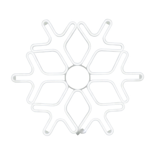 Фигура «Снежинка» Neon-Night из гибкого неона, 60х60 см, белый 501-325