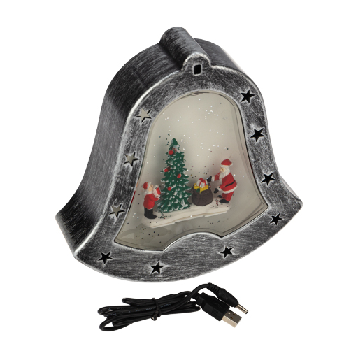 Декоративный светильник Колокольчик с эффектом снегопада NEON-NIGHT 501-068