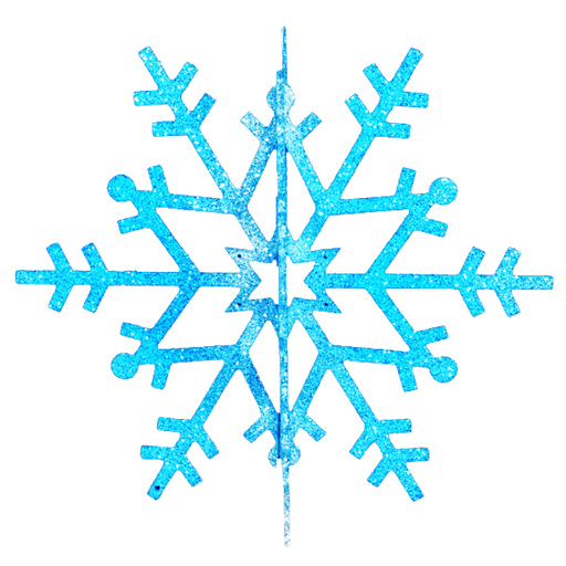 Елочная фигура Снежинка резная 3D NN- 502-363