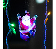 Фигура светодиодная на присоске Санта Клаус NN- 501-023