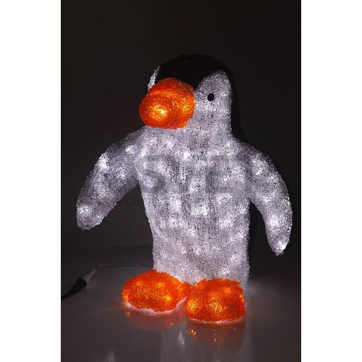 Акриловая светодиодная фигура Пингвин 48х45 см NN- 513-301