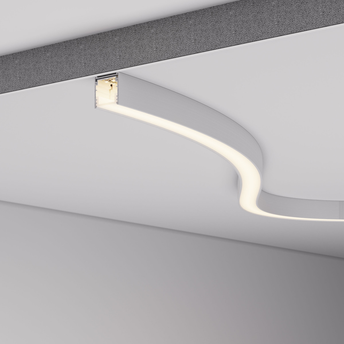 Arlight LINE 3535 BENT SIDE — пример изгиба