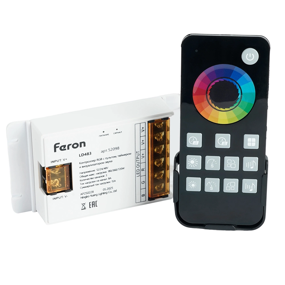 Контроллер Feron LD483 для RGB светодиодной ленты