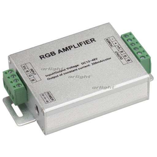 RGB-усилитель Arlight LN-350 (12-48V, 3x350mA, 50W) IP20 Металл 019493