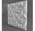 3d панель "Вертикаль" Гипсовая 3D панель "Вертикаль"