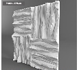 Гипсовая 3D панель Дерево