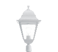 Светильник садово-парковый Feron 4210 столб 100W E27 230V, белый 11033