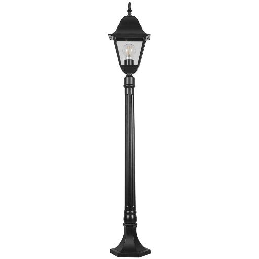 Светильник садово-парковый Feron 4210 столб 100W E27 230V, черный 11034