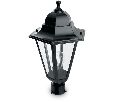 Светильник садово-парковый Feron 6203 шестигранный на столб 100W E27 230V, черный 11068