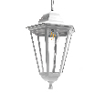Светильник садово-парковый Feron 6205 шестигранный на цепочке 100W E27 230V, белый 11071