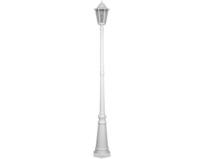 Светильник садово-парковый Feron 6211 столб 100W E27 230V, белый 11204