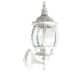 Светильник садово-парковый Feron 8101 восьмигранный на стену вверх 100W E27 230V, белый 11095