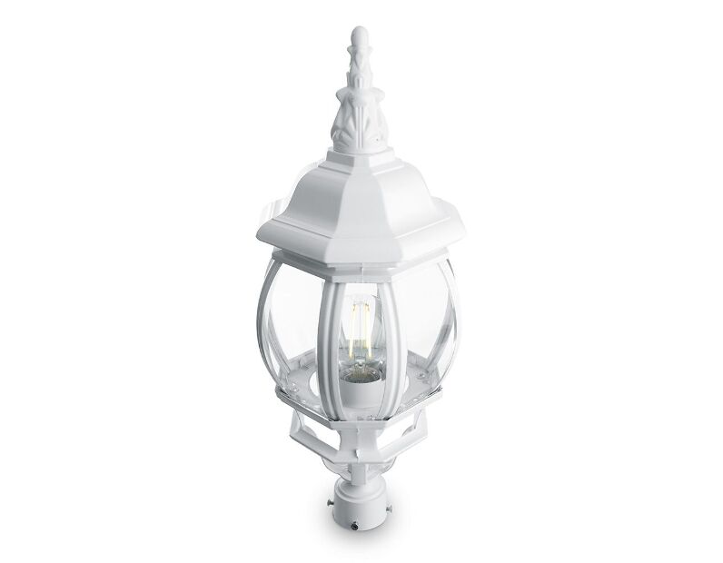 Светильник садово-парковый Feron 8103 восьмигранный на столб 100W E27 230V, белый 11099