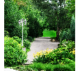 Светильник садово-парковый Feron 8115 столб 3*100W E27 230V, белый 11211