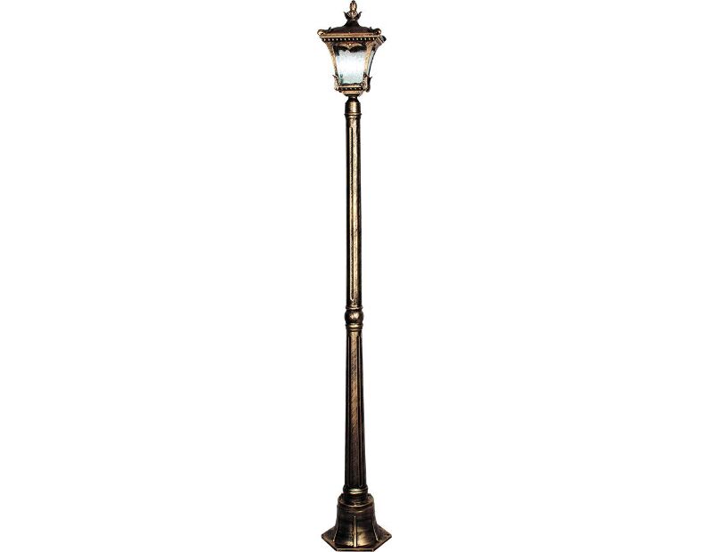 Светильник садово-парковый Feron 4003S столб четырехгранный 60W E27 230V, черное золото 11254