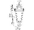 Светильник садово-парковый Feron PL4001 круглый на стену вверх 60W 230V E27, черный 11353