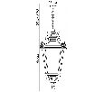 Светильник садово-парковый Feron PL4005 круглый на цепочке 60W 230V E27, черный 11373