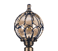 Светильник садово-парковый Feron PL3706 столб круглый 60W 230V E27, черное золото 11374