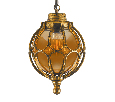 Светильник садово-парковый Feron PL3805  круглый на цепочке 60W 230V E27, черное золото 11370
