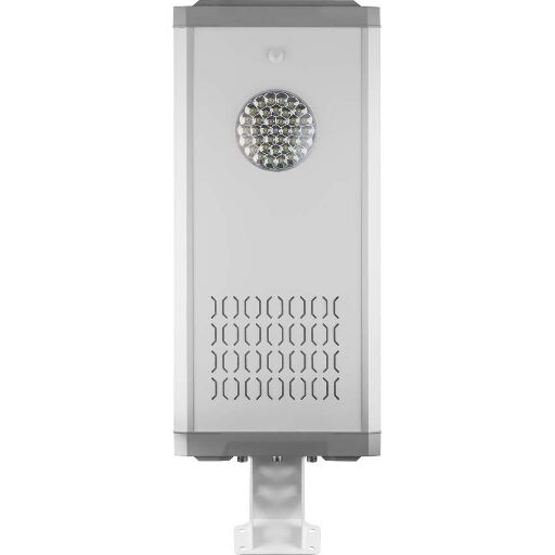 Светодиодный уличный фонарь консольный на солнечной батарее Feron SP2335 8W 6400K с датчиком движения, серый 32029