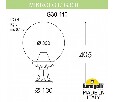 Наземный низкий светильник Fumagalli Globe 300 G30.110.000.AXE27