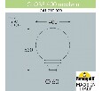 Консольный светильник Fumagalli GLOBE 400 modern G41.B40.000.LYE27