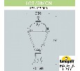 Наземный низкий светильник Fumagalli SIMON U33.113.000.WXH27