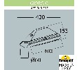 Консольный светильник Fumagalli GUIZEPPE 4P2.000.G10.LYF1R
