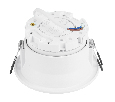 Светильник потолочный встраиваемый, 15W 230V GX53, белый, круг, без лампы, DL512