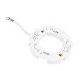 Светильник потолочный встраиваемый, 15W 230V GX53, черный, круг, без лампы, DL512