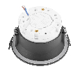 Светильник потолочный встраиваемый, 15W 230V GX53, черный, круг, без лампы, DL513