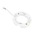 Светильник потолочный встраиваемый, 15W 230V GX53, черный, круг, без лампы, DL513