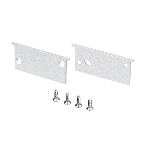 Комплект заглушек SL-BEVEL-W32-F (Arlight, Алюминий) 063942