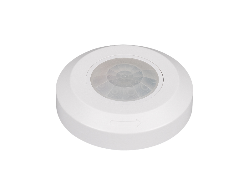 Датчик движения PRIME-PIR-SURFACE-R76-100W (белый, 230V, 0.87A, SLIM) (Arlight, IP20 Пластик, 5 лет)