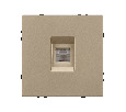 ARL NOBE Розетка компьютерная софт-тач золотой песок SCT-MPC1-SFPL-GD (RJ-45, CAT6) (Arlight, -)