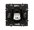 ARL NOBE Розетка компьютерная софт-тач белый кварц SCT-MPC1-SFPL-WH (RJ-45, CAT6) (Arlight, -)