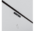 Коннектор с тросовым подвесом Tau в шинопровод Maytoni Gravity TRA101SWT-2BB