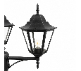 Светильник садово-парковый Feron 8315/PL8315 столб 3*100W E27 230V, черное золото