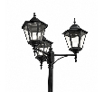 Светильник садово-парковый Feron 8315/PL8315 столб 3*100W E27 230V, черное золото