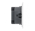 Розетка HDMI 2.0 Type A (механизм), STEKKER, серия Эмили, RST00-5118-01, белый фарфор, soft touch