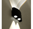 Светильник уличный светодиодный Feron.One DH701-P, 4*1W, 300Lm, 4000K, черный, пластик